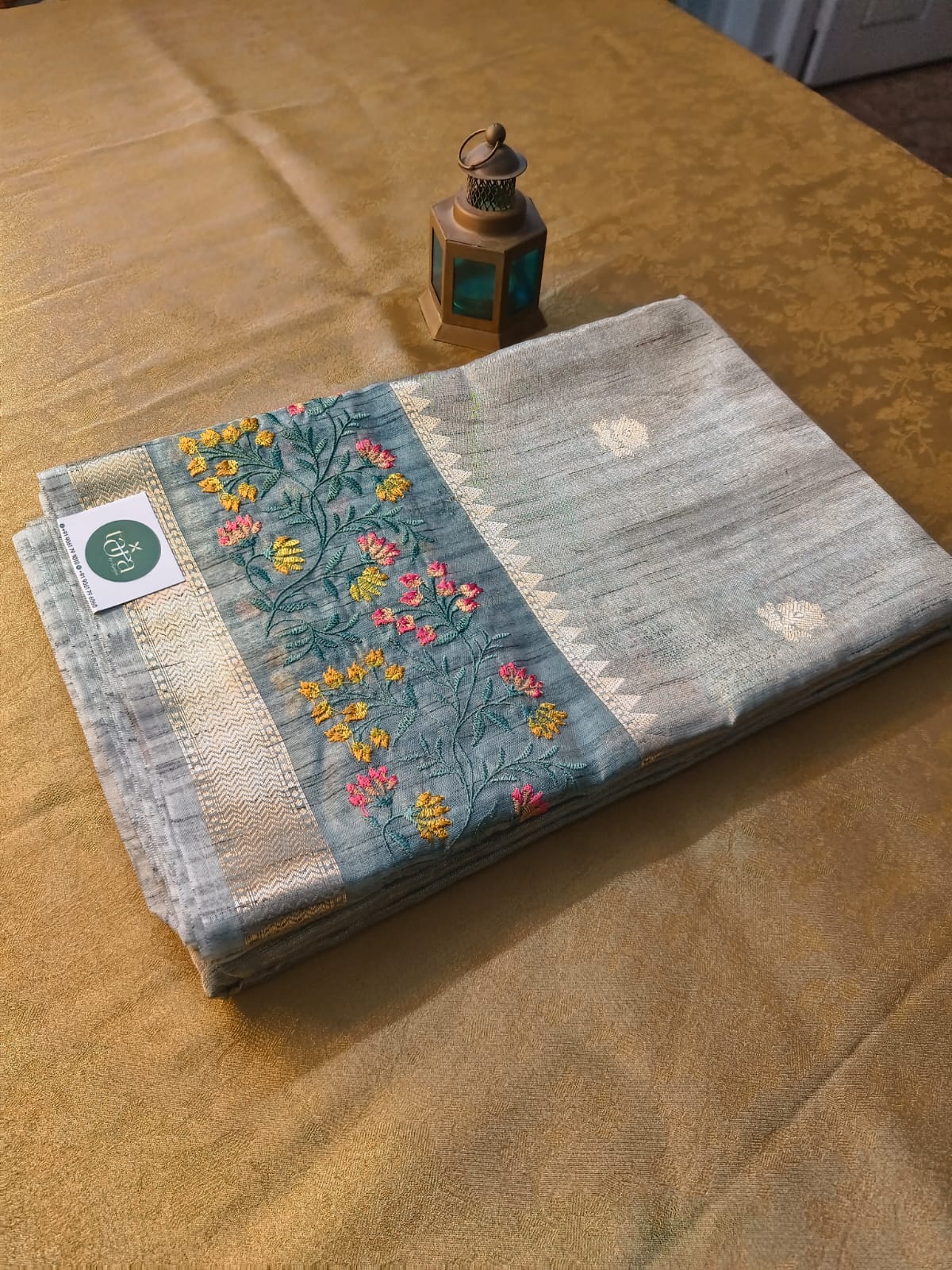 LT 5 TISSUE JAMADARI SAREE - Image 2